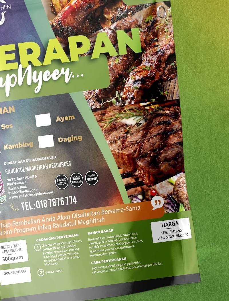 Label Design Sos Perapan