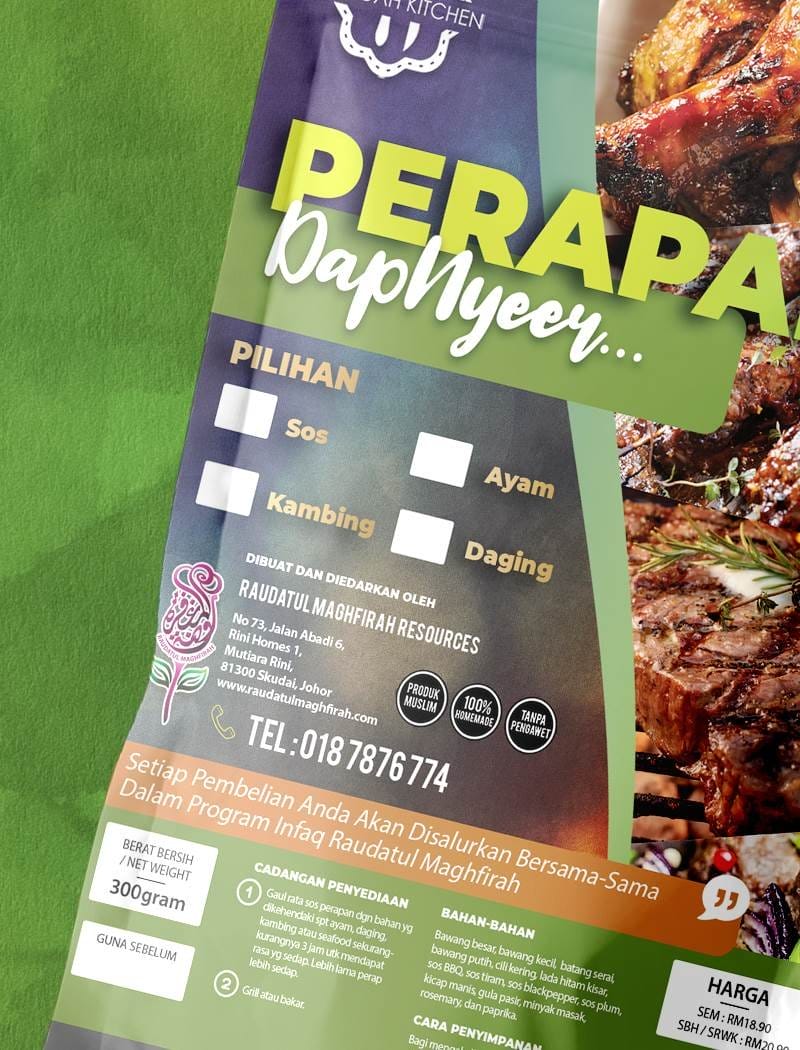 Label Design Sos Perapan
