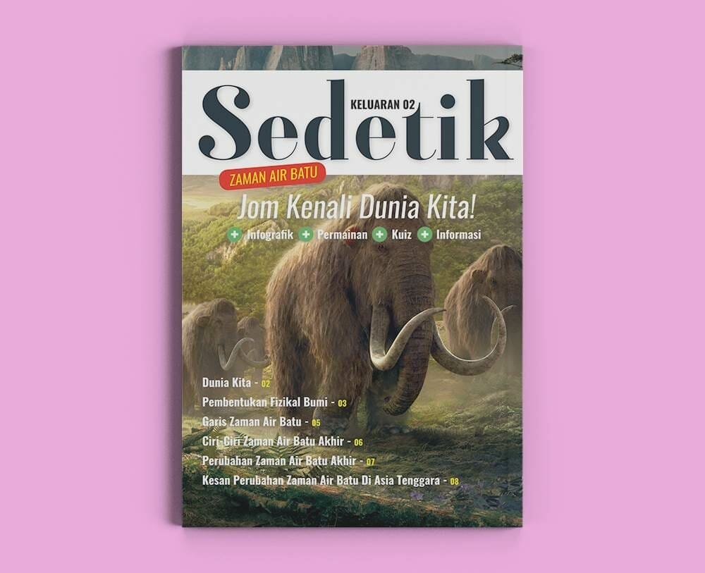 Rekaan Majalah dan Cover Sedetik Keluaran 02