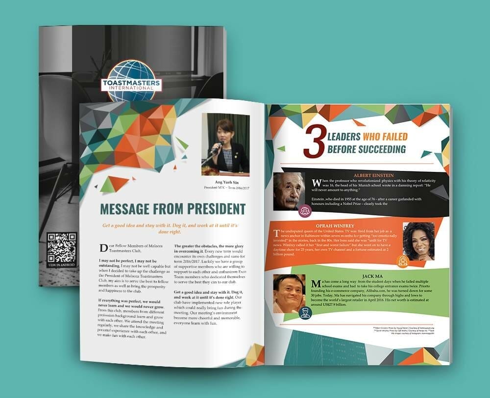 Rekaan Majalah Malacca Toastmaster Club