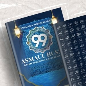 Rekaan Buku dan Cover Bicara Hati 99 Asmaul Husna